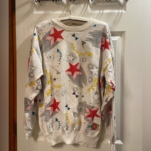 RARE Vintage Graphic Star Converse Sweatshirt – Size L